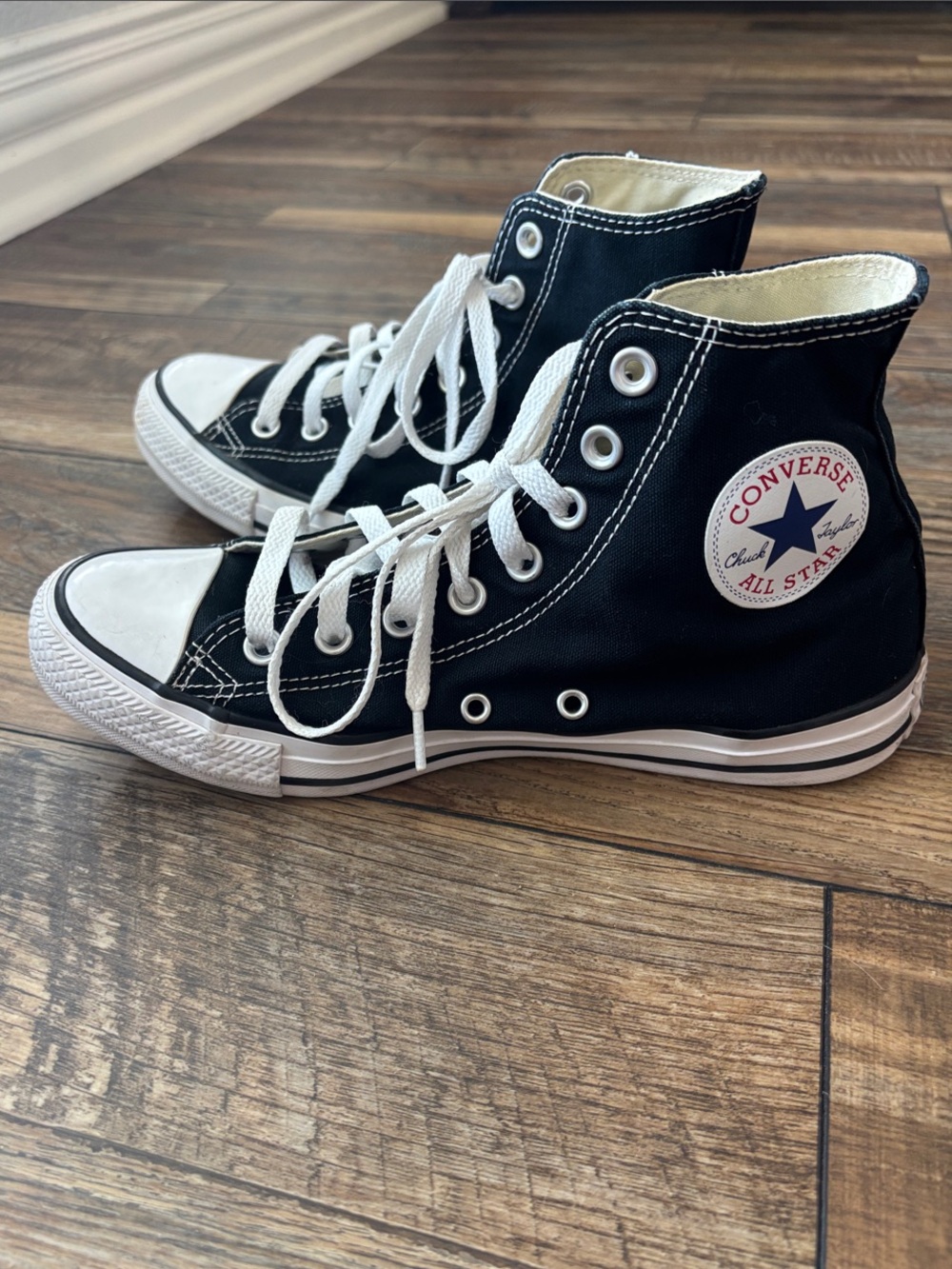 Converse High Top Sneakers - Black & White